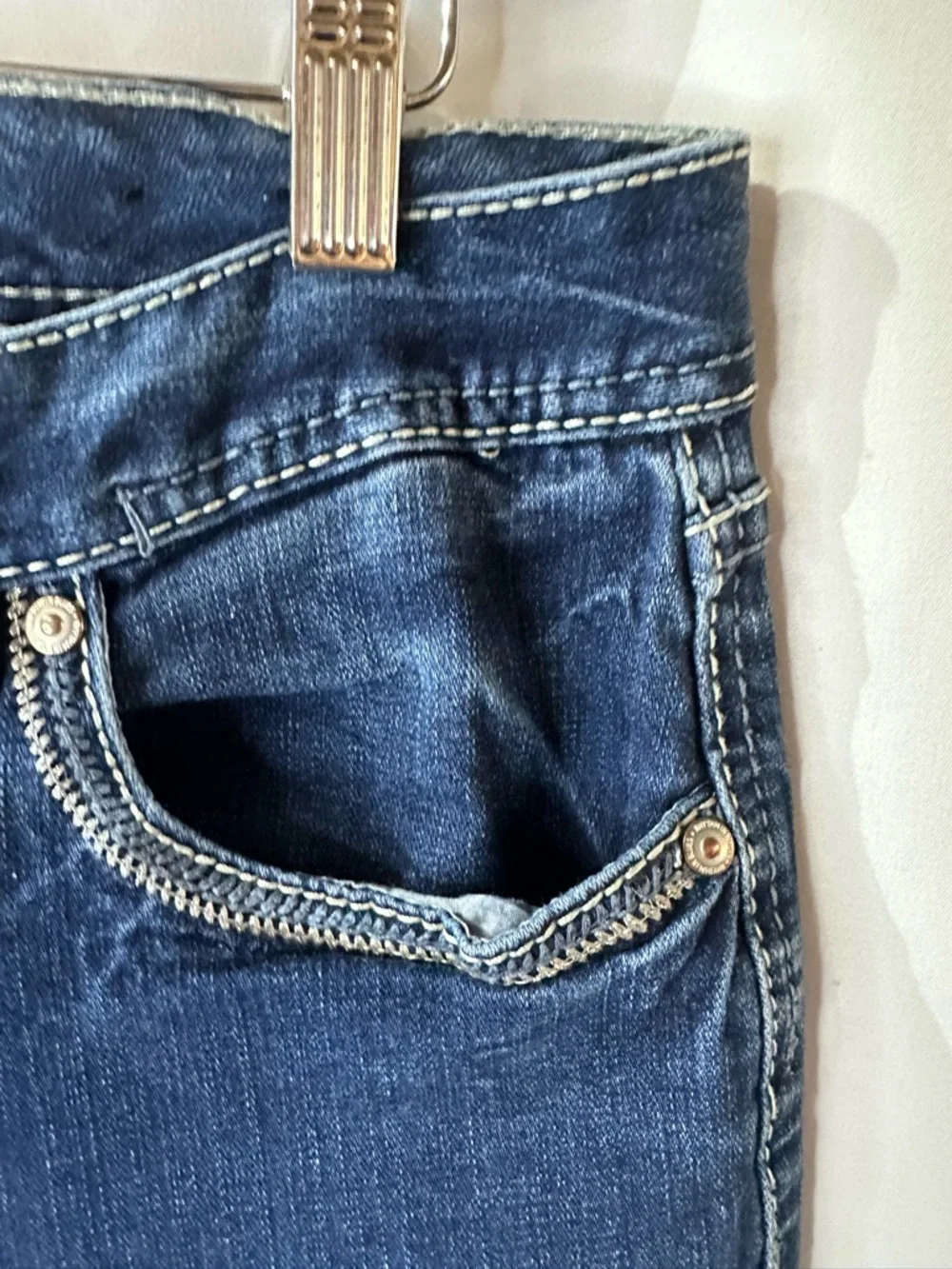 Rhythm & Blues Women's Boot Cut Jeans - Dark Blue - Picture 5 of 11